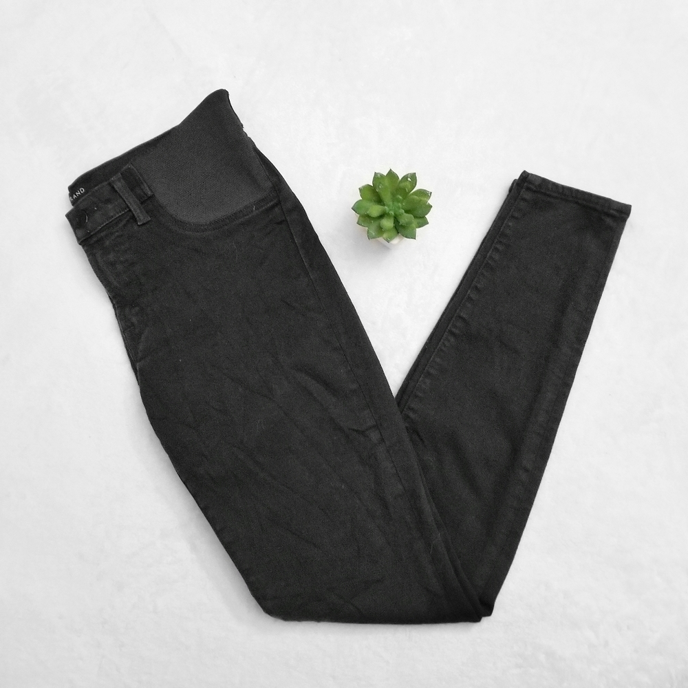 J BRAND Black "Mama J" Maternity Skinny Jeans